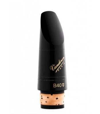 Vandoren - B40 Lyre Bb Clarinet Mouthpiece Only - Black Ebonite