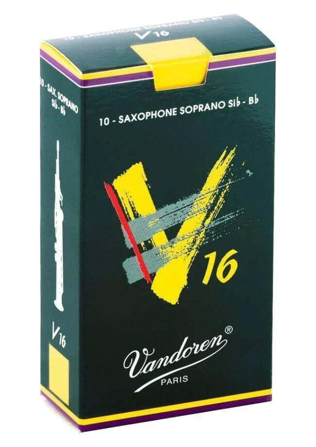 V16 Soprano Saxophone Reeds (10/Box) - 2 1/2