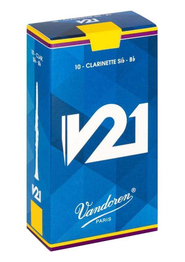 V21 Bb Clarinet Reeds (10/Box) - 4.5
