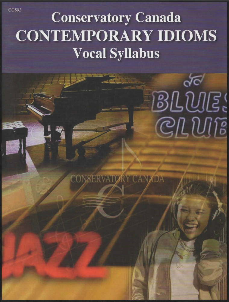 Contemporary Idioms Vocal Syllabus - Book
