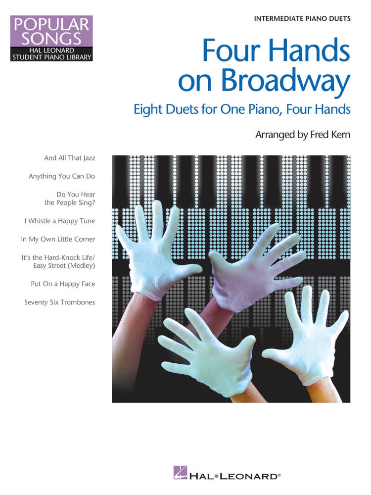 Four Hands On Broadway - Kern - Piano Duet (1 Piano, 4 Hands)