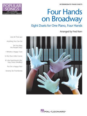 Hal Leonard - Four Hands On Broadway - Kern - Piano Duet (1 Piano, 4 Hands)