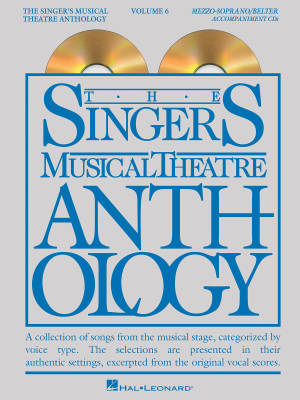 The Singer\'s Musical Theatre Anthology Volume 6 - Walters - Mezzo-Soprano/Belter Voice - 2 CDs