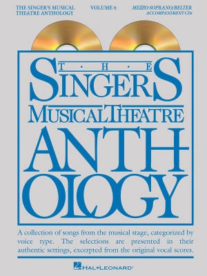 Hal Leonard - The Singers Musical Theatre Anthology Volume 6 - Walters - Mezzo-Soprano/Belter Voice - 2 CDs