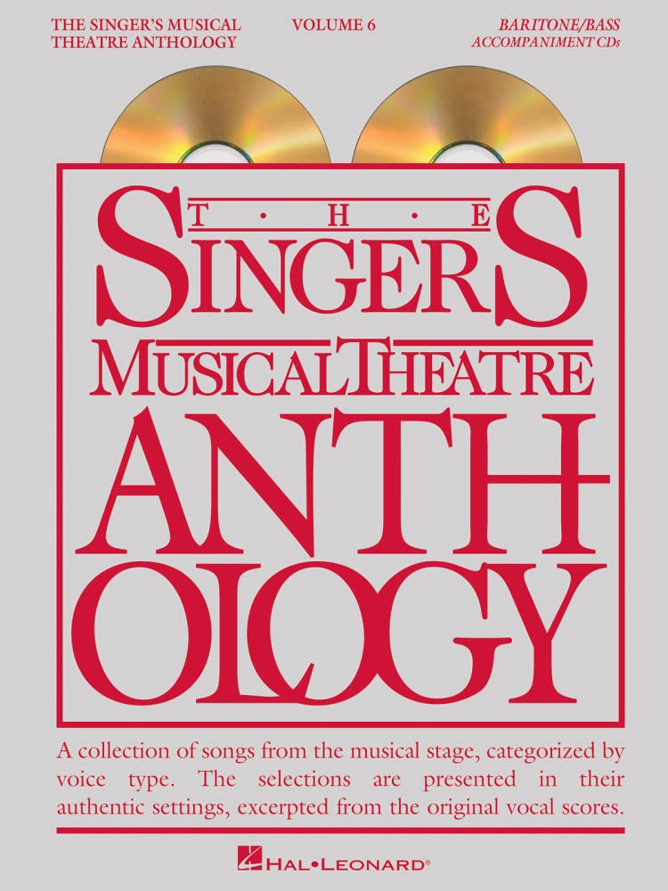 The Singer\'s Musical Theatre Anthology Volume 6 - Walters - Baritone/Bass Voice - 2 CDs