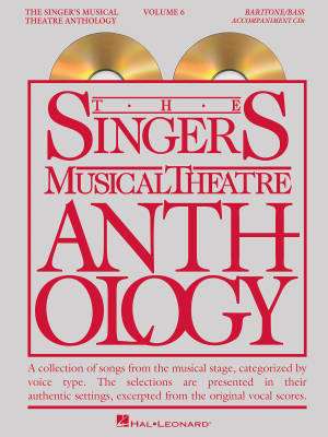 The Singer\'s Musical Theatre Anthology Volume 6 - Walters - Baritone/Bass Voice - 2 CDs