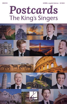 Hal Leonard - Postcards (The Kings Singers) -  SSATBBB - Book