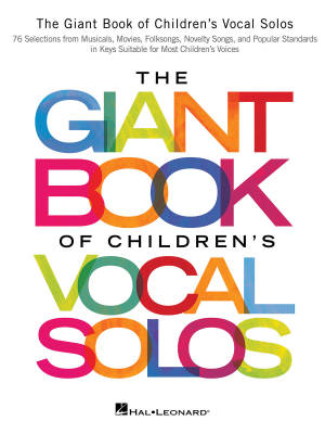 Hal Leonard - The Giant Book of Childrens Vocal Solos (Collection) - Voice/Piano - Book