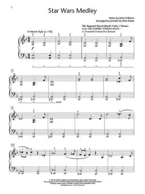 Star Wars Medley - Williams/Watts/Watts - Piano - Sheet Music