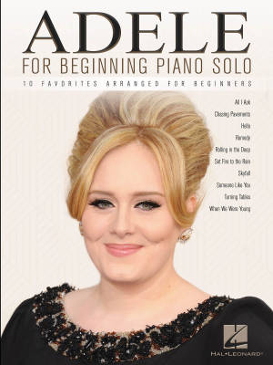 Adele for Beginning Piano Solo - Piano - Book