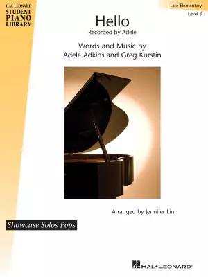 Hello - Adkins/Kurstin/Linn - Late Elementary Piano - Sheet Music