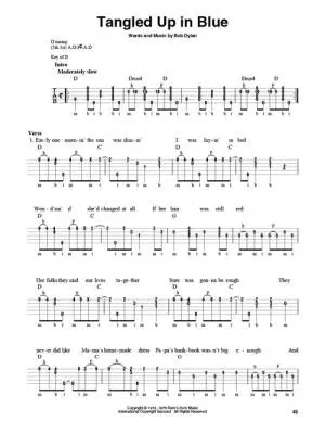 Bob Dylan for Clawhammer Banjo - Dylan/Miles - 5-string Banjo - Book