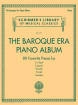G. Schirmer Inc. - The Baroque Era Piano Album (Collection) - Piano - Book