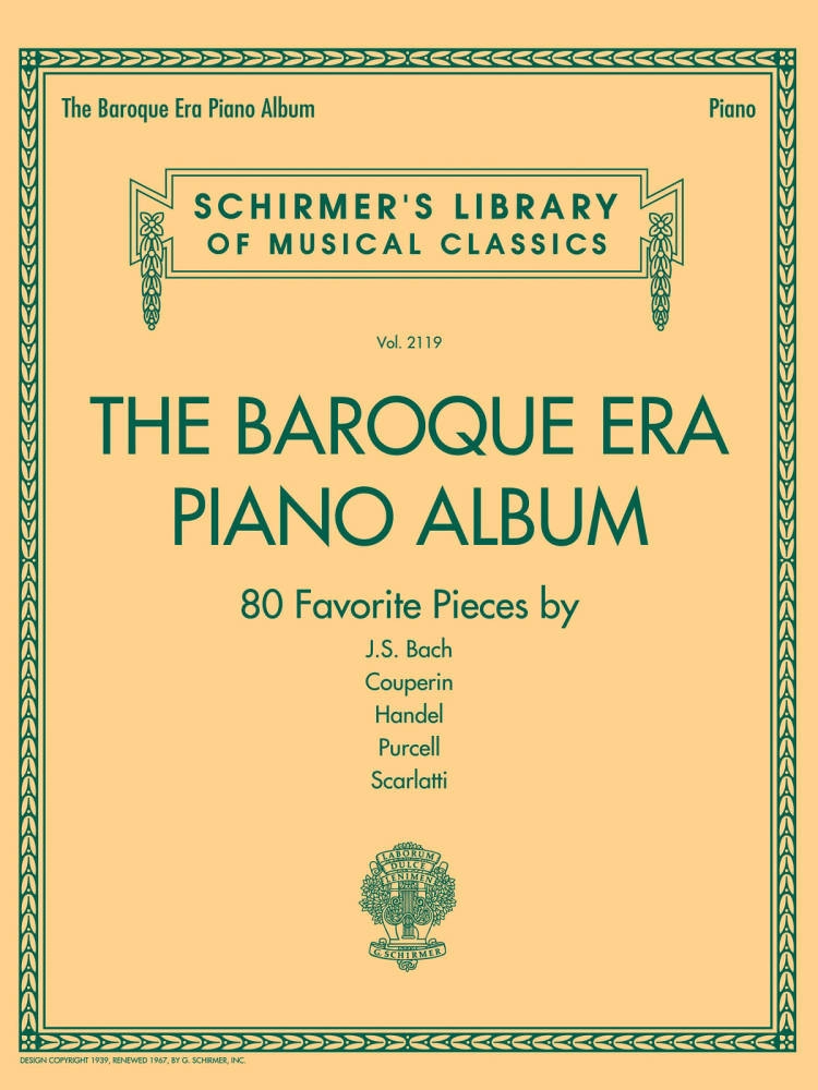 The Baroque Era Piano Album (Collection) - Piano - Book
