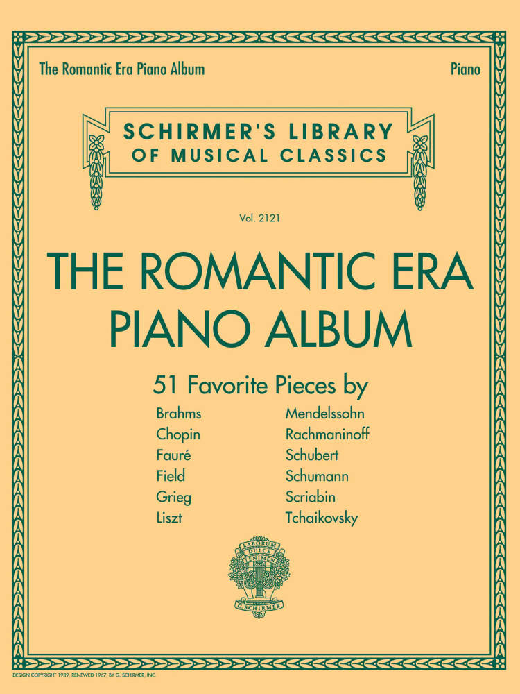 The Romantic Era Piano Album (Collection) - Piano - Book