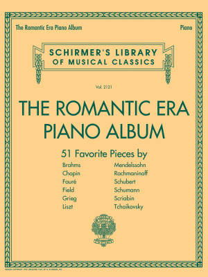 G. Schirmer Inc. - The Romantic Era Piano Album (Collection) - Piano - Livre