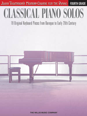 Willis Music Company - Classical Piano Solos: Fourth Grade - Low/Schumann/Siagian - Intermediate to Advanced Piano - Book