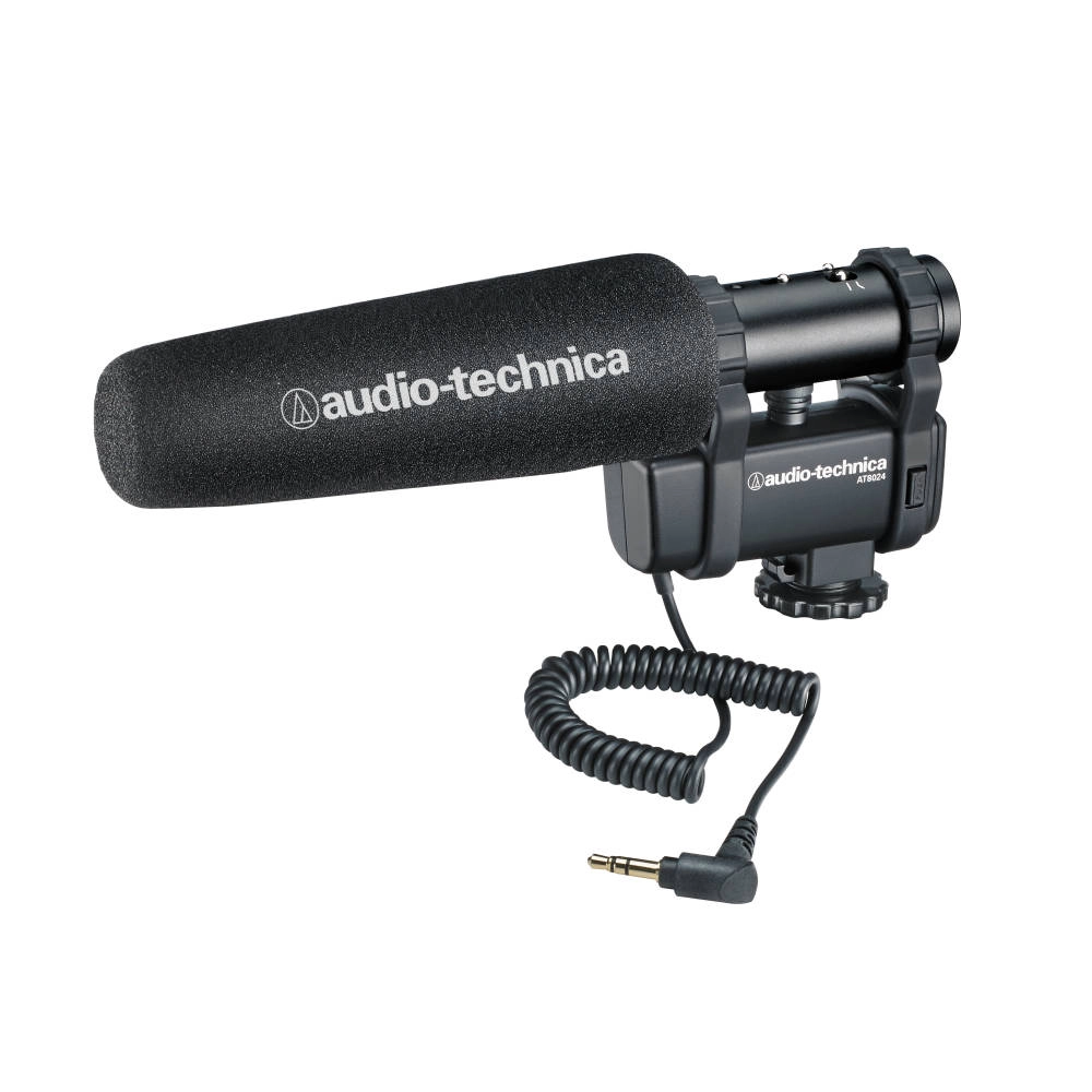 AT8024 Stereo/Mono Camera-Mount Microphone