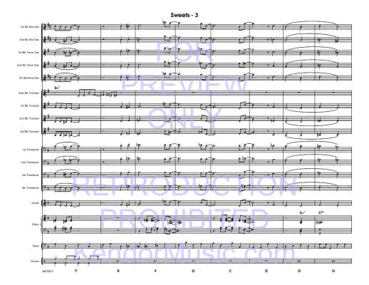 Sweets - Nestico - Jazz Ensemble - Gr. Easy