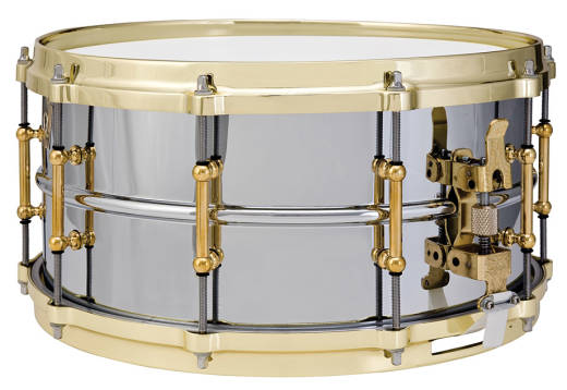 6.5x14\'\' Chrome Over Brass Snare w/Tube Lugs