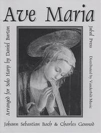 Ave Maria - Bach/Gounod/Burton - Solo Harp - Sheet Music