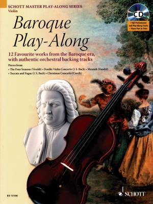 Baroque Play-Along for Violin: 12 Favorite Works from the Baroque Era - Davies - Book/CD