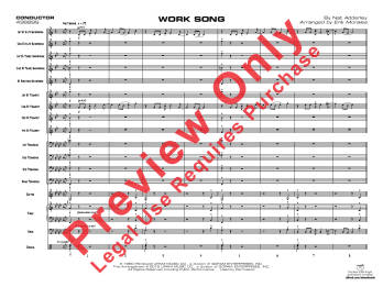 Work Song - Adderley/Morales - Jazz Ensemble - Gr. 3