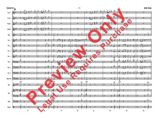 Work Song - Adderley/Morales - Jazz Ensemble - Gr. 3