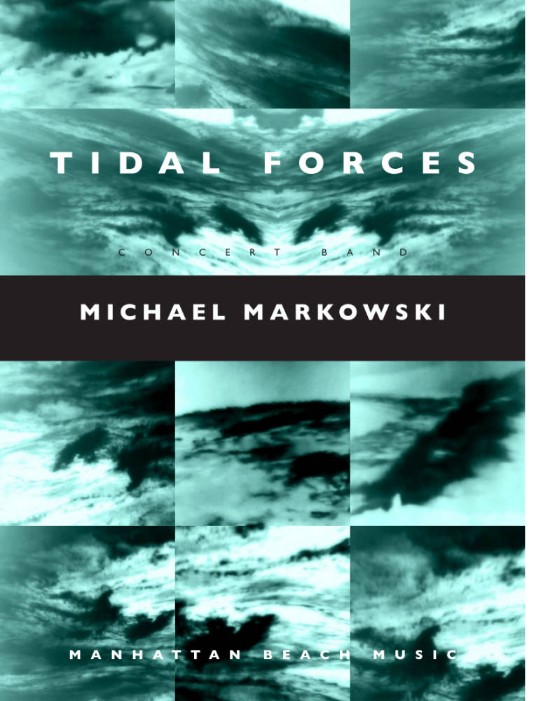 Tidal Forces - Markowski - Concert Band - Gr. 5