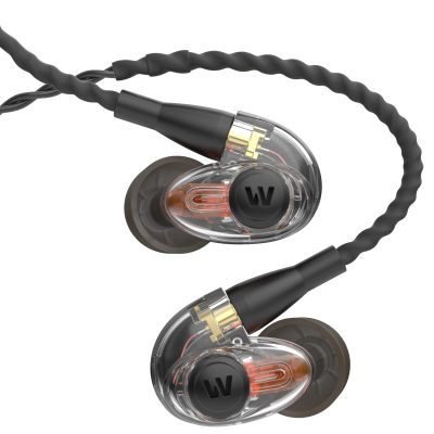 Single Driver, Ambient Port In-Ear Monitors - Clear/Black