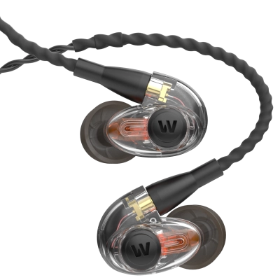 Single Driver, Ambient Port In-Ear Monitors - Clear/Black