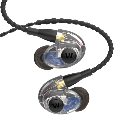 Dual Driver, Ambient Port In-ear Monitors - Clear/Black