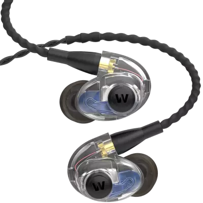 Dual Driver, Ambient Port In-ear Monitors - Clear/Black