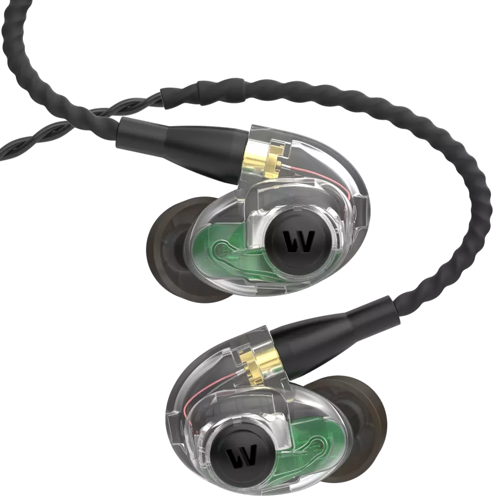 Triple Driver, Ambient Port In-Ear Monitors - Clear/Black