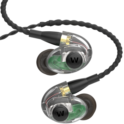 Triple Driver, Ambient Port In-Ear Monitors - Clear/Black