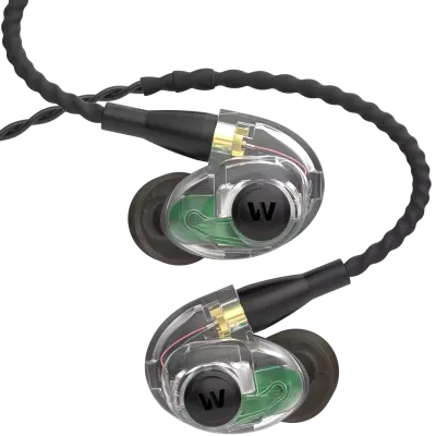 Triple Driver, Ambient Port In-Ear Monitors - Clear/Black