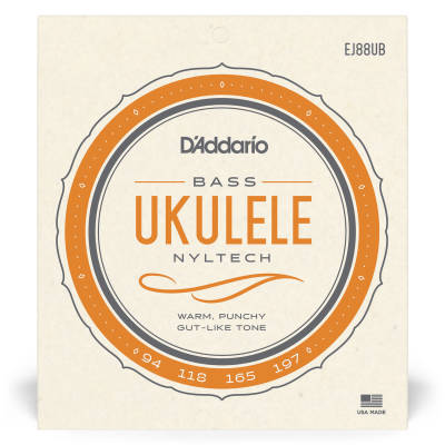 EJ88UB - Bass Ukulele Nyltech String Set (U-Bass)