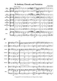 St. Anthony Chorale and Variation VI - Haydn/Brahms/Brand - Woodwind Ensemble - Gr. Medium