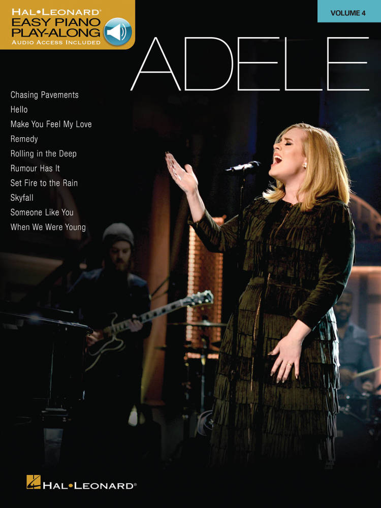 Adele: Easy Piano Play-Along Volume 4 - Piano - Book/Audio Online