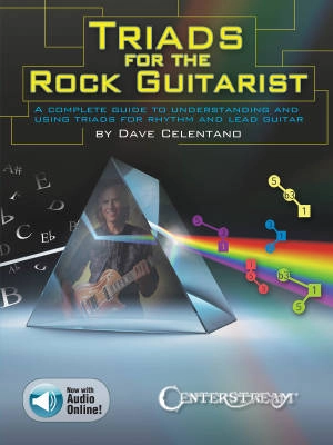 Hal Leonard - Triads for the Rock Guitarist - Celentano - Guitar TAB - Book/Audio Online