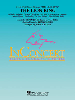 Hal Leonard - The Lion King - John/Zimmer/Rice/Higgins - Concert Band - Gr. 3