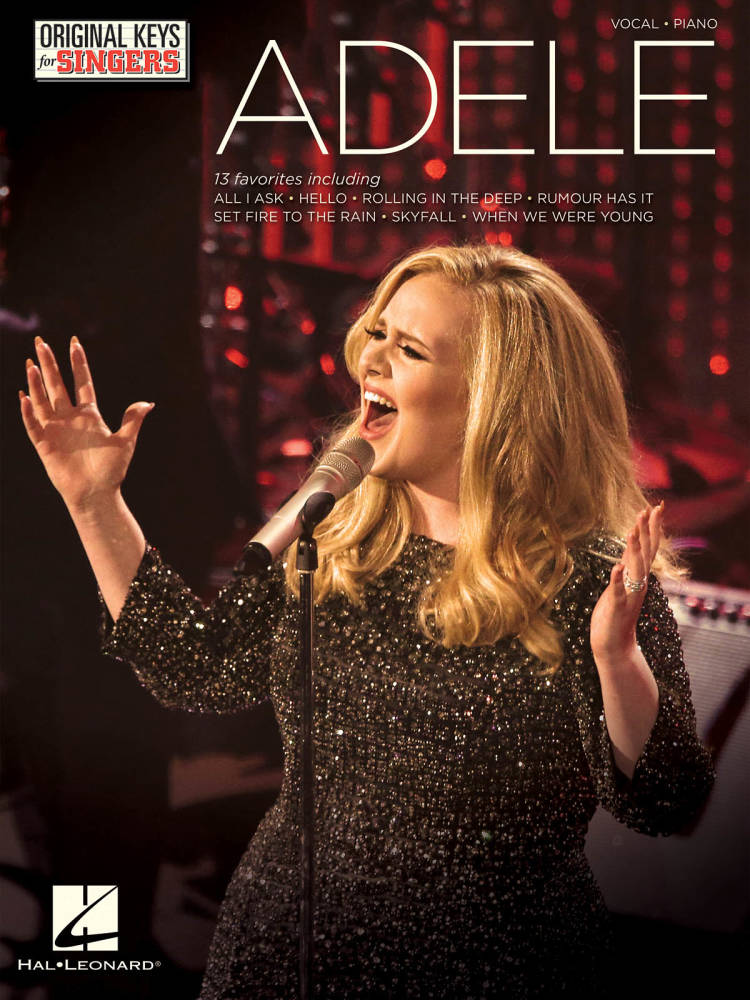 Adele: Original Keys for Singers - Vocal/Piano - Book