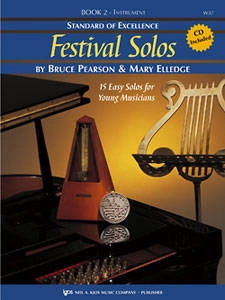 Kjos Music - Standard of Excellence: Festival Solos, Book 2 - Pearson/Elledge - Bass Clarinet - Book/CD