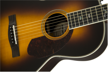 PM-2 Deluxe Parlor Acoustic Guitar w/Ebony Fingerboard - Vintage sunburst