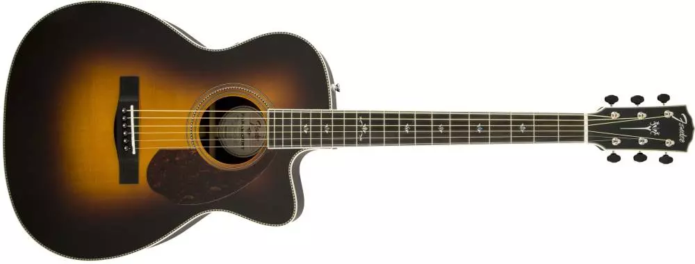 PM-3 Deluxe Triple 0 Acoustic Guitar w/Ebony Fingerboard - Vintage Sunburst