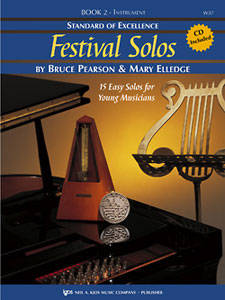 Standard of Excellence: Festival Solos, Book 2 - Pearson/Elledge - Tenor Saxophone  - Book/CD