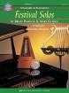 Kjos Music - Standard of Excellence: Festival Solos, Book 3 - Pearson/Elledge - Baritone TC - Book/Audio Online