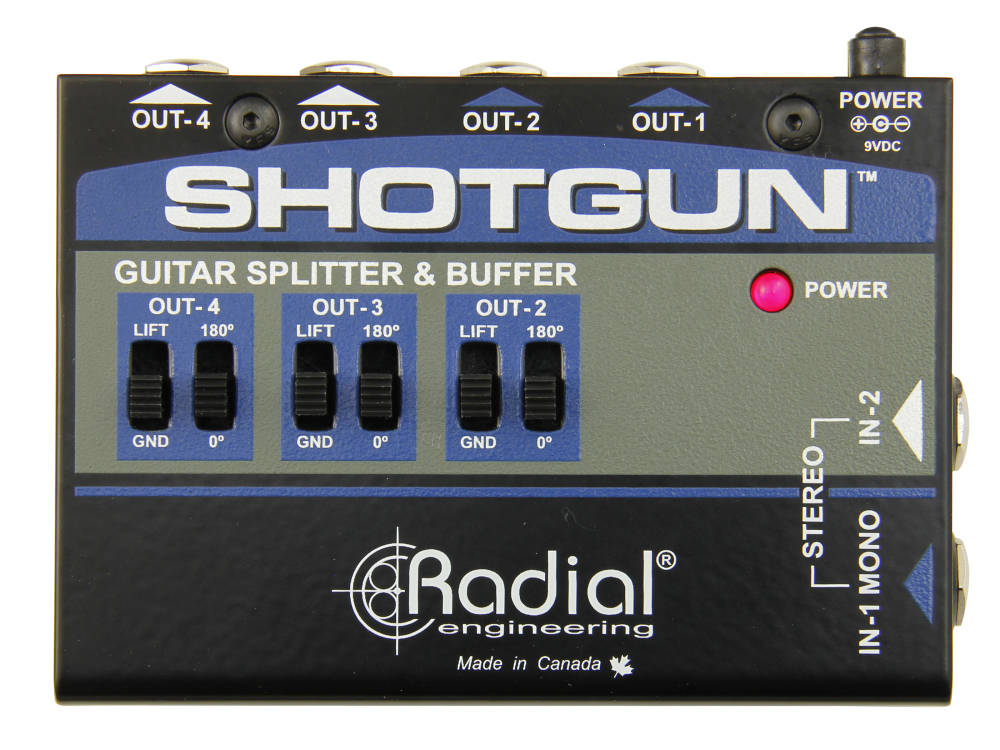 Shotgun Guitar-Signal Distribution Amplifier
