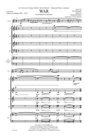 War - Antognini - SATB/Oboe