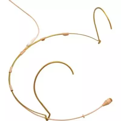 4066 Micro-casque omnidirectionnel  deux oreillettes, Beige, Mini